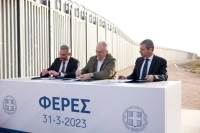 Signing of the contract for the extension of the Evros fence