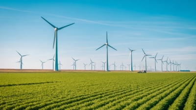 Investment in the development of 4 wind farms 70 wind turbines with a capacity of 430 MW